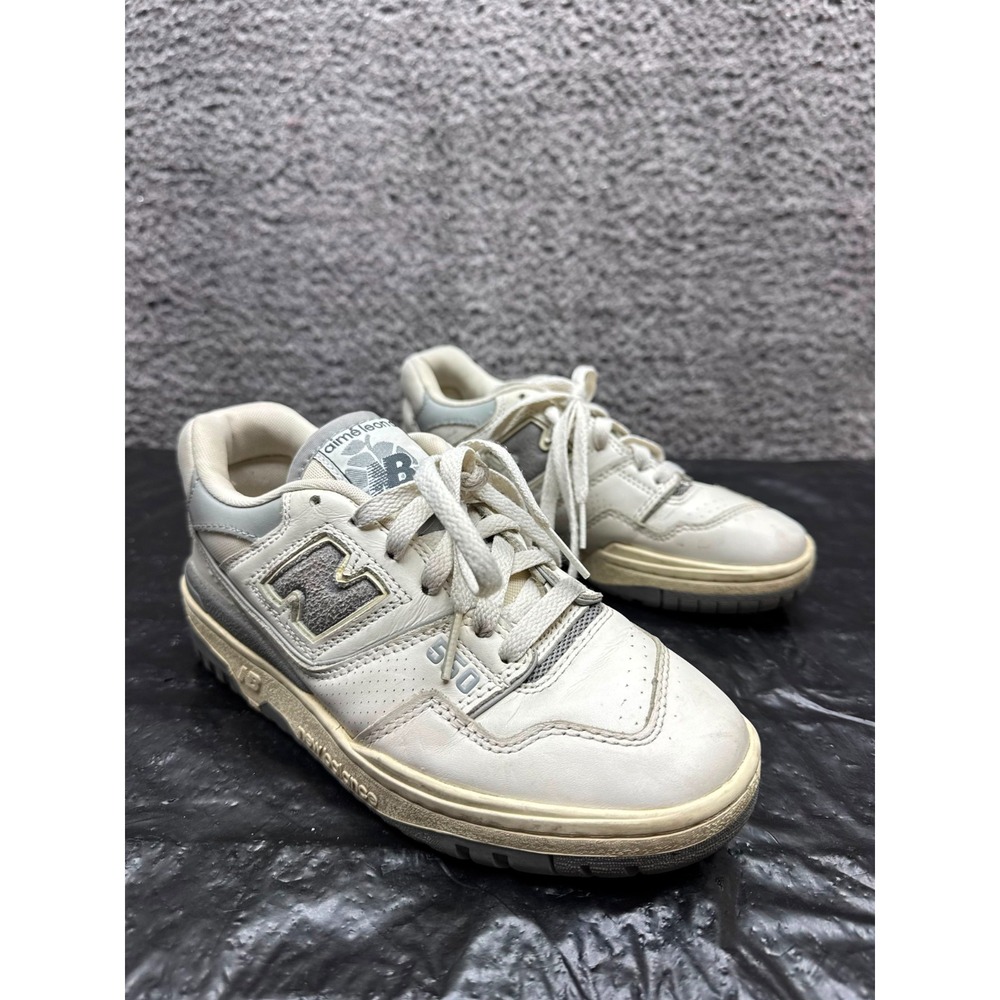 Aime Leon‎ Dore x New Balance 550 Sneakers White Grey BB550ALE Mens Size 4 US